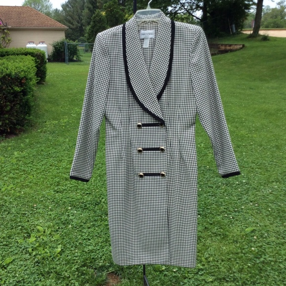 Danny & Nicole Dresses & Skirts - Vintage 80 Danny & Nicole black & white co…